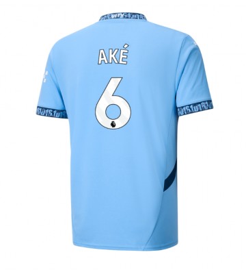 Manchester City Nathan Ake #6 Hjemmebanetrøje 2024-25 Kort ærmer